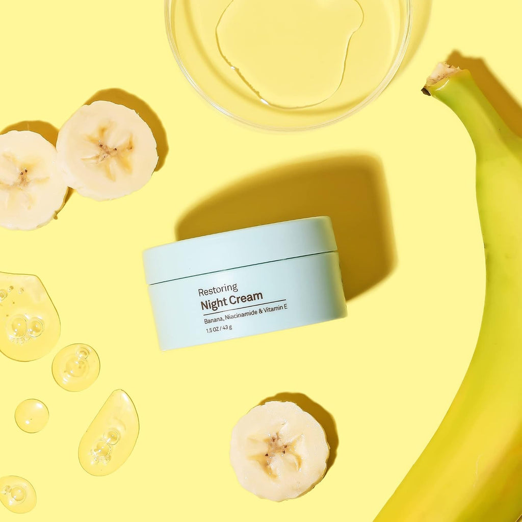 Sun Bum Skin Care Restoring Night Cream - Moisturizing Formula with Niacinamide & Vitamin E - 1.5 oz