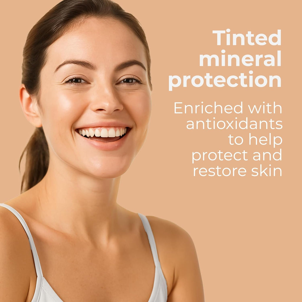 EltaMD UV Physical Tinted Mineral Sunscreen for Face SPF 41, 100% Mineral Active Tinted Face Lotion