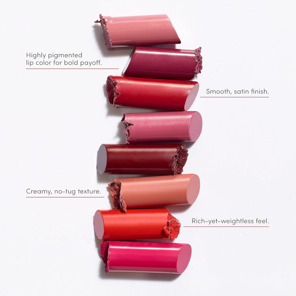 jane iredale ColorLuxe Hydrating Cream Lipstick, Creamy, Highly Pigmented, Weightless Moisture