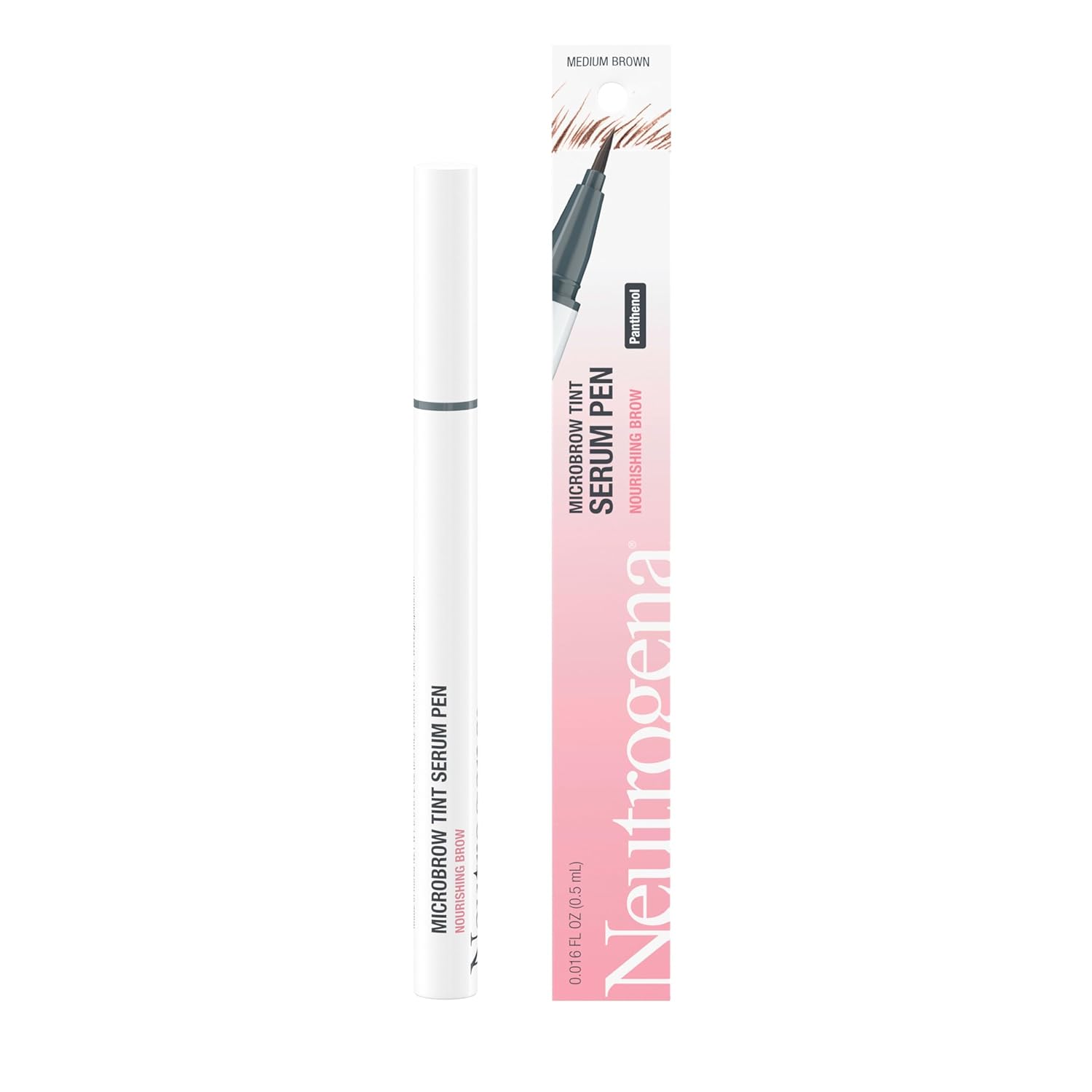 Neutrogena Microbrow Tint Serum Pen, Precision Tipped Eyebrow Pen, Panthenol to Nourish & Condition