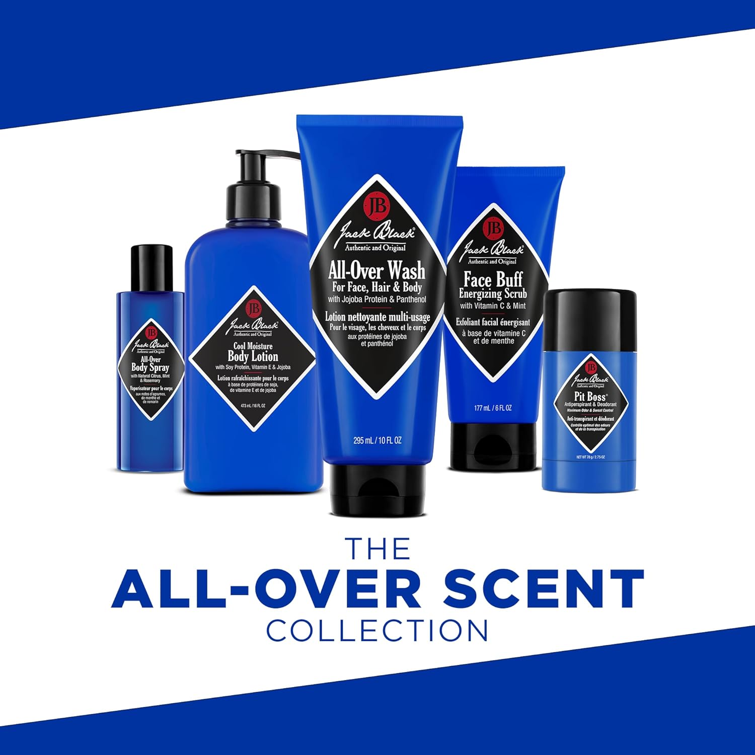 Jack Black Pit Boss Original Antiperspirant & Deodorant Men - 2.75 oz - Citrus, Mint & Oakmoss