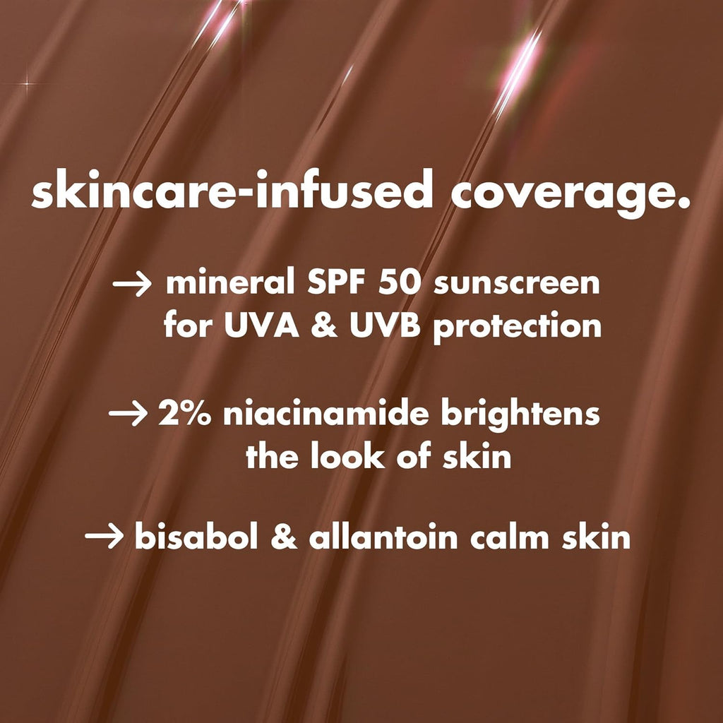 e.l.f. Halo Glow Skin Tint SPF 50, Tinted Moisturizer For Light, Buildable Coverage, Natural Glow