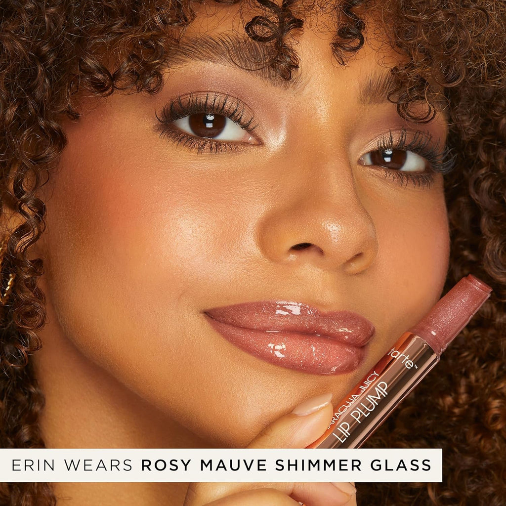 tarte maracuja juicy shimmer glass lip plump – Hydrating& Volumizing with Hyaluronic Acid& Vitamin E