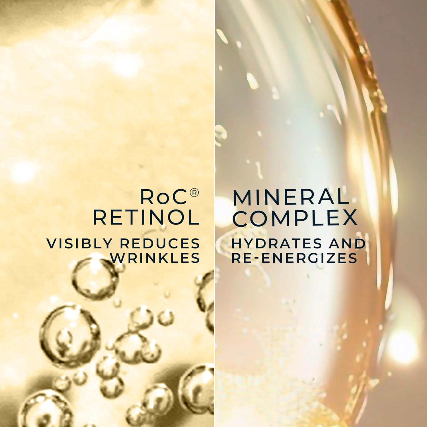 RoC Retinol Correxion Deep Wrinkle Retinol Face Serum with Ascorbic Acid, Daily Anti-Aging Skin Care