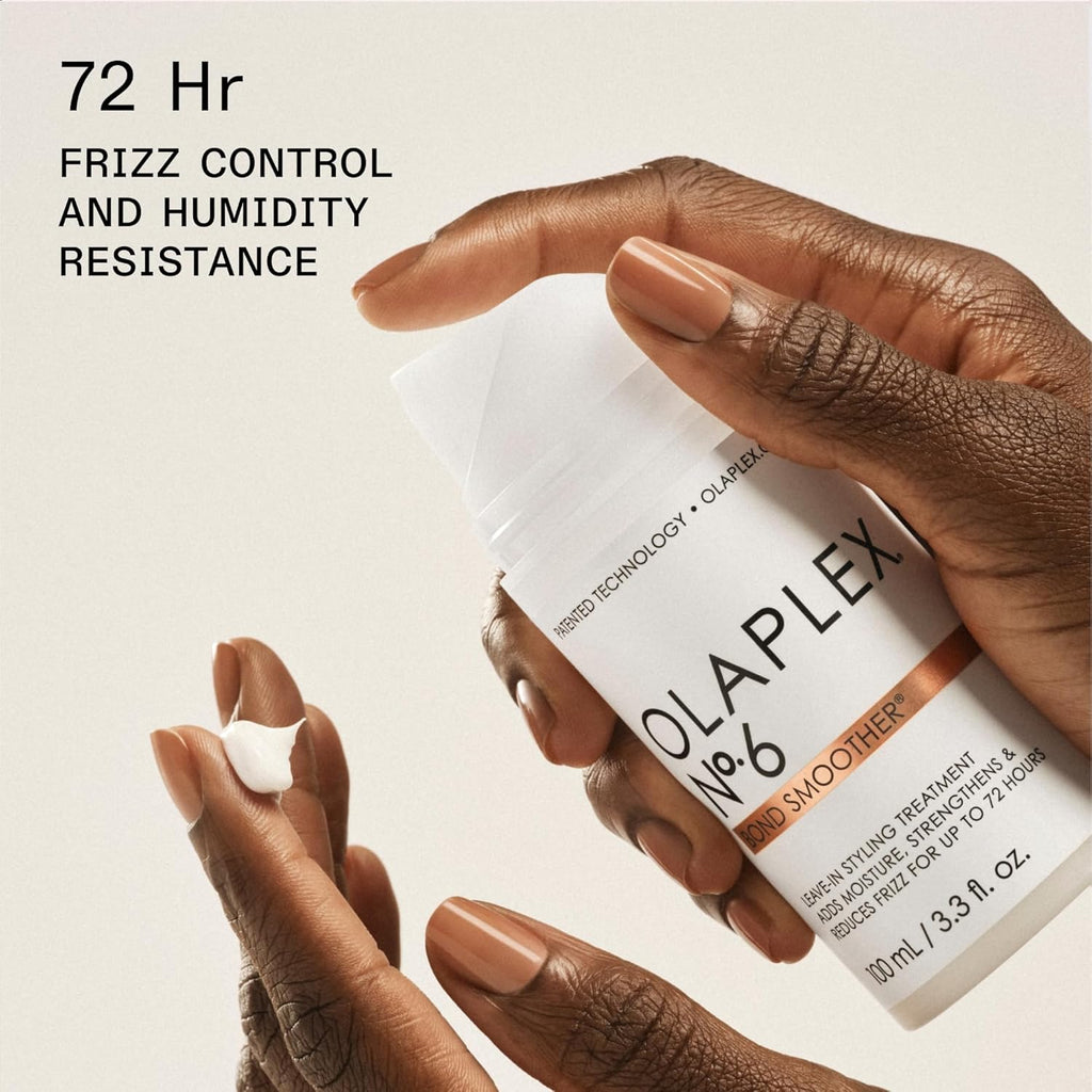Olaplex No. 6 Bond Smoother, Leave-In Styling Hair Cream Treatment, Smooths, Conditions, Strengthens