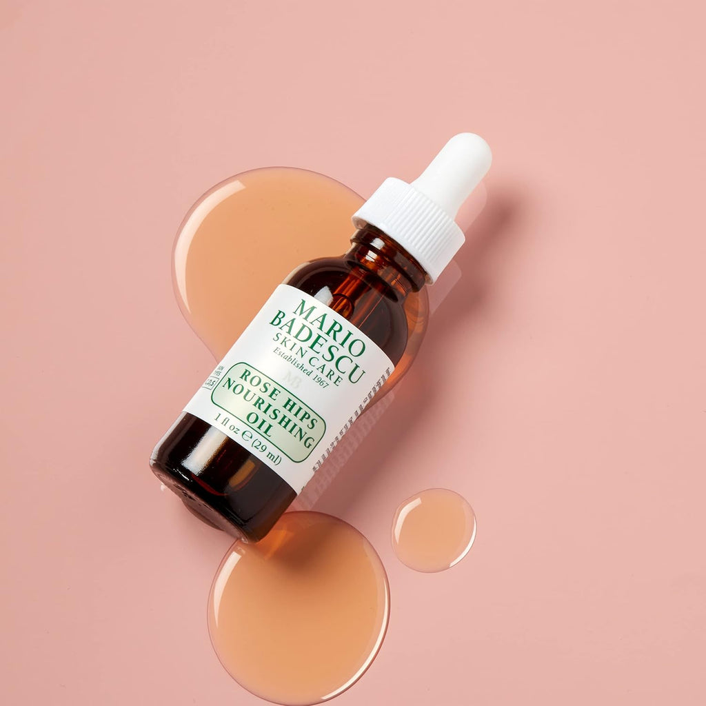 Mario Badescu Rose Hips Nourishing Oil for Combination, Dry &Sensitive Skin Facial Oil, Moisturizes