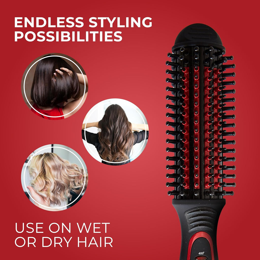 FHI Heat Stylus Thermal Styling Brush — Multi-Functional Thermal Brush for Smoothing, Volumizing