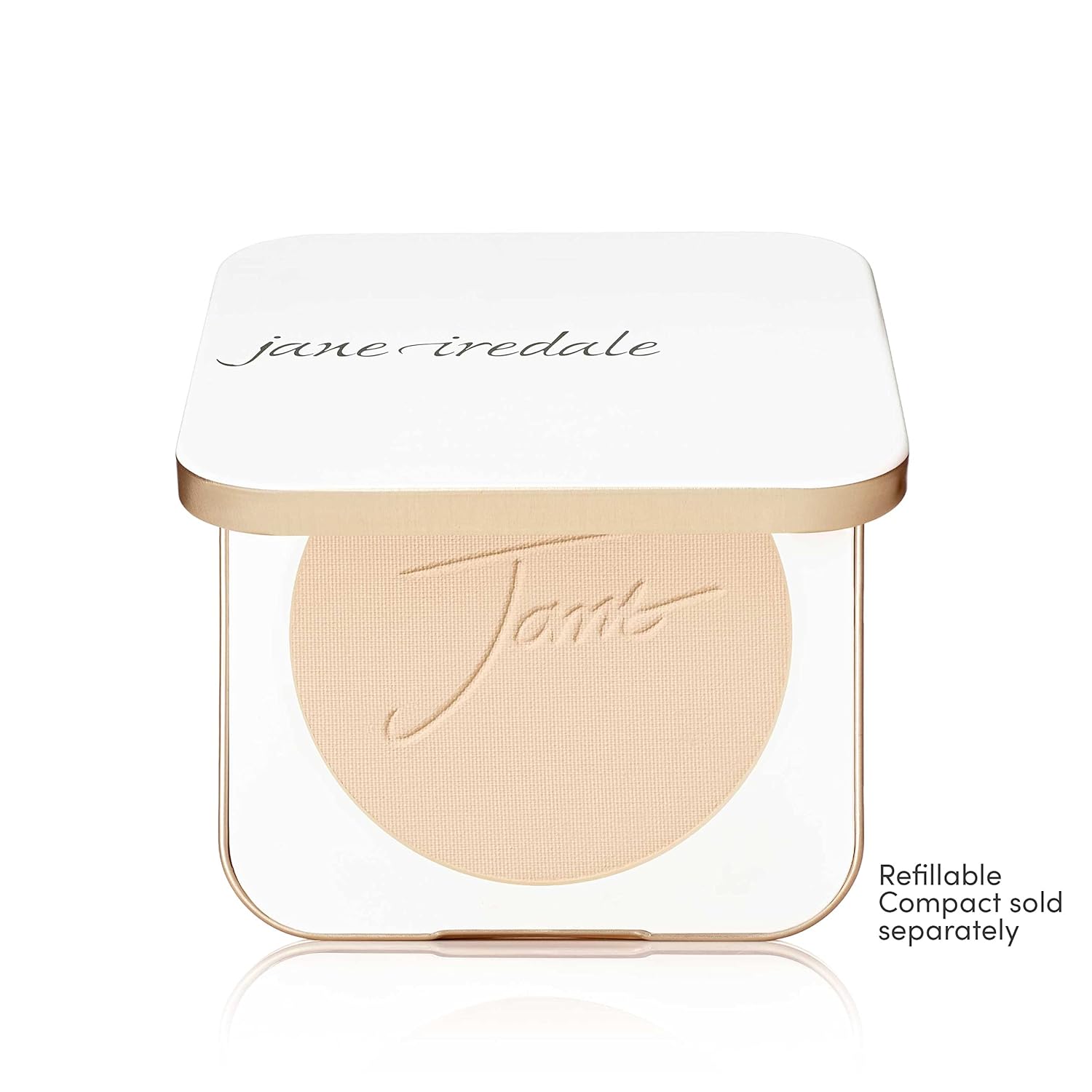 Jane Iredale Purepressed Base SPF Refill, Warm Silk, .35 Ounce