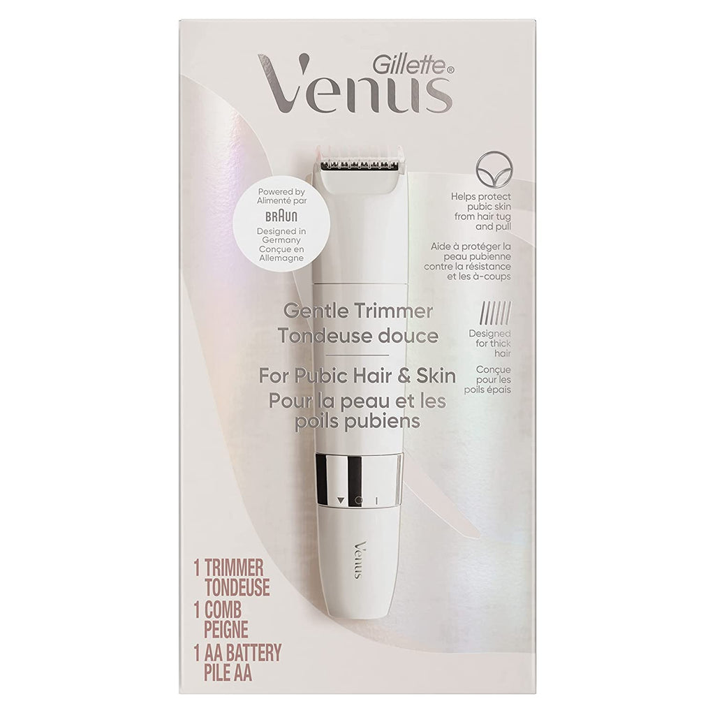 Gillette Venus Intimate Grooming Women's Electric Razor, Bikini Trimmer for Pubic Hair and Skin