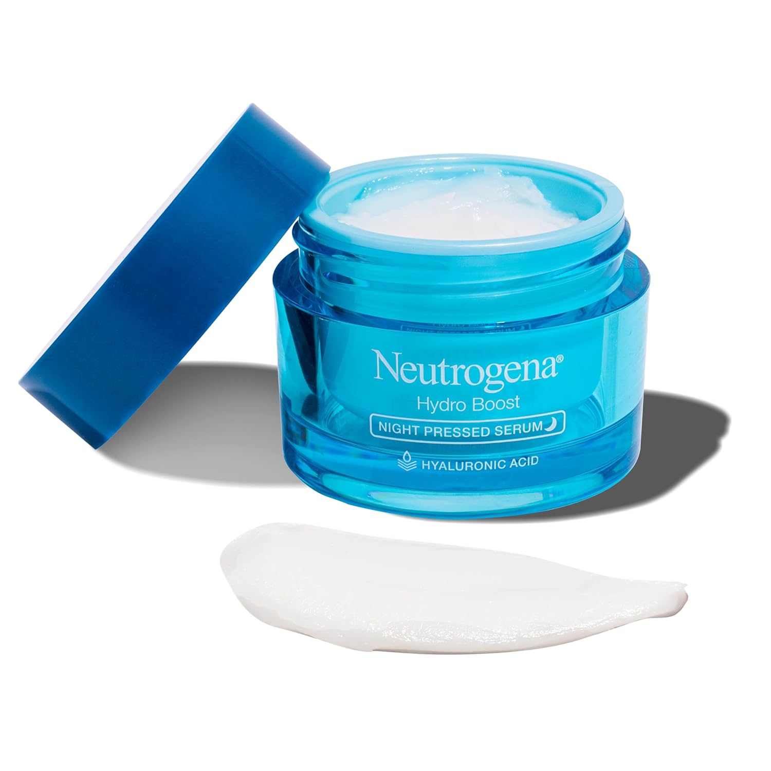 Neutrogena Hydro Boost Night Pressed Serum, Hyaluronic Acid Face Moisturizer for Normal to Extra Dry