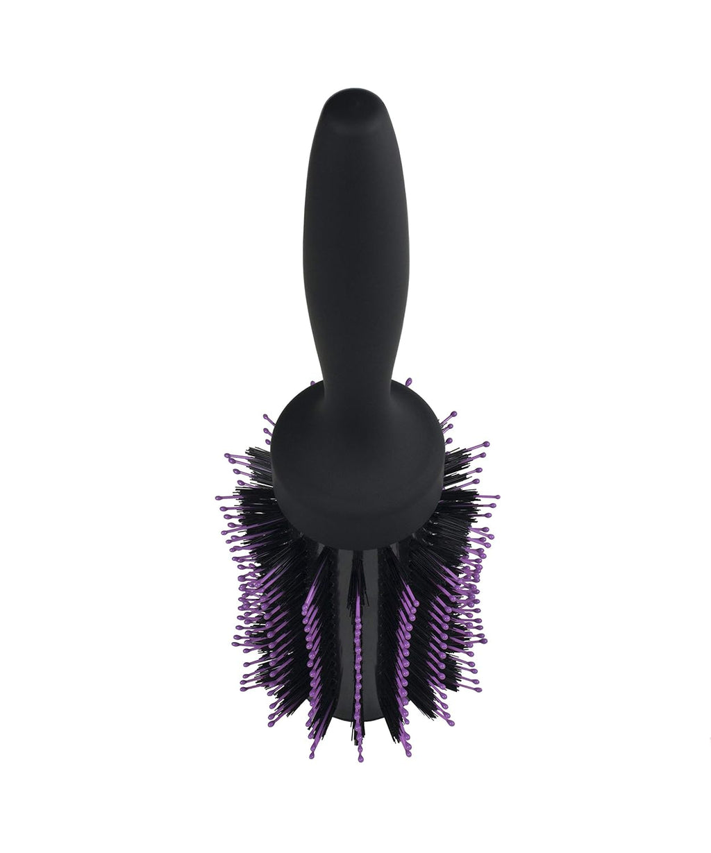 Wet Brush Volumizing Round Brush for Fine to Medium Hair - Salon Blow-Out, Detangles, Less Breakage