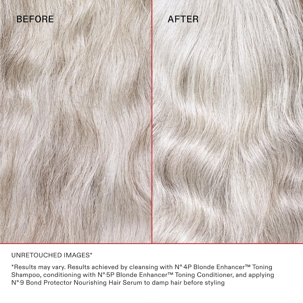Olaplex No. 4P Blonde Enhancer Purple Toning Shampoo, Repairs, Hydrates, & Brightens