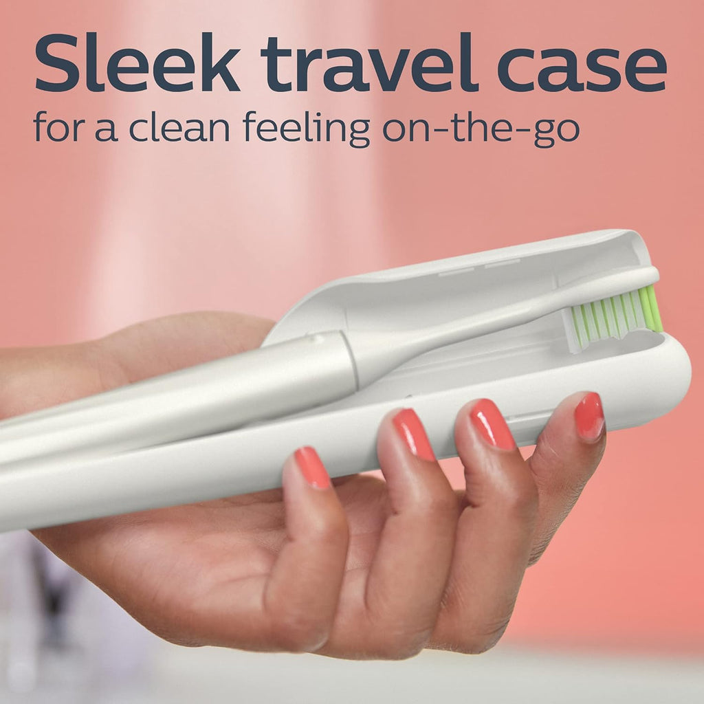 Philips Sonicare Snow Rechargeable Toothbrush, Brush Head Bundle, BD3002/AZ