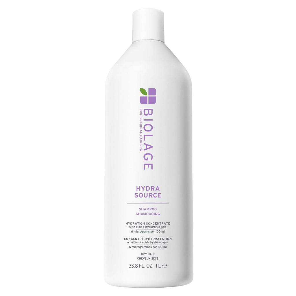 Biolage Hydra Source Shampoo - Softens & Adds Shine, For Dry Hair, Infused with Fermented Aloe