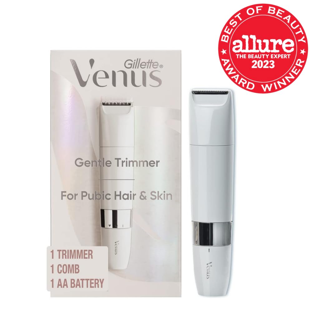 Gillette Venus Intimate Grooming Women's Electric Razor, Bikini Trimmer for Pubic Hair and Skin