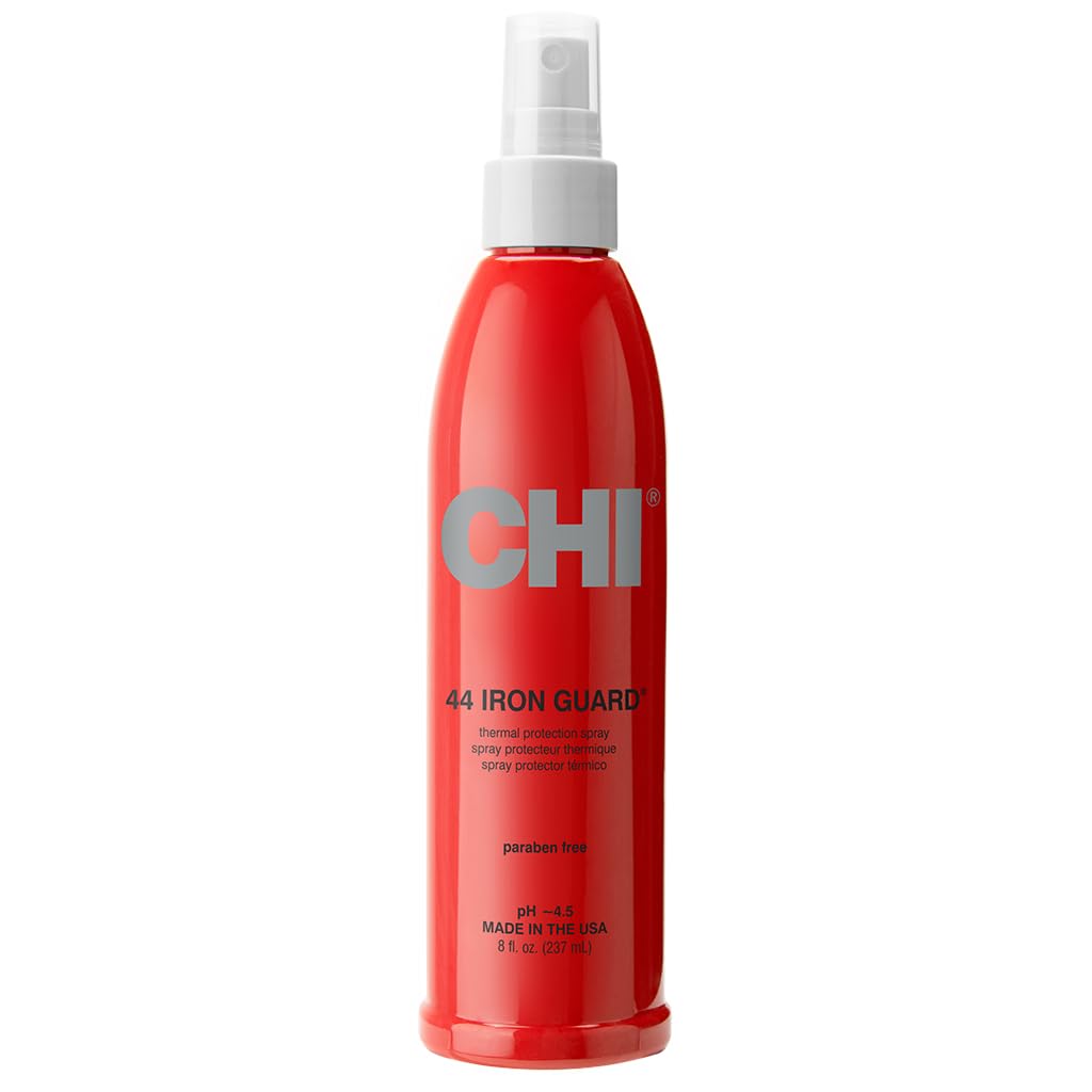 CHI 44 Iron Guard Thermal Protection Spray, Nourishing Formula Helps Resist Heat Damage to Hair, 8oz