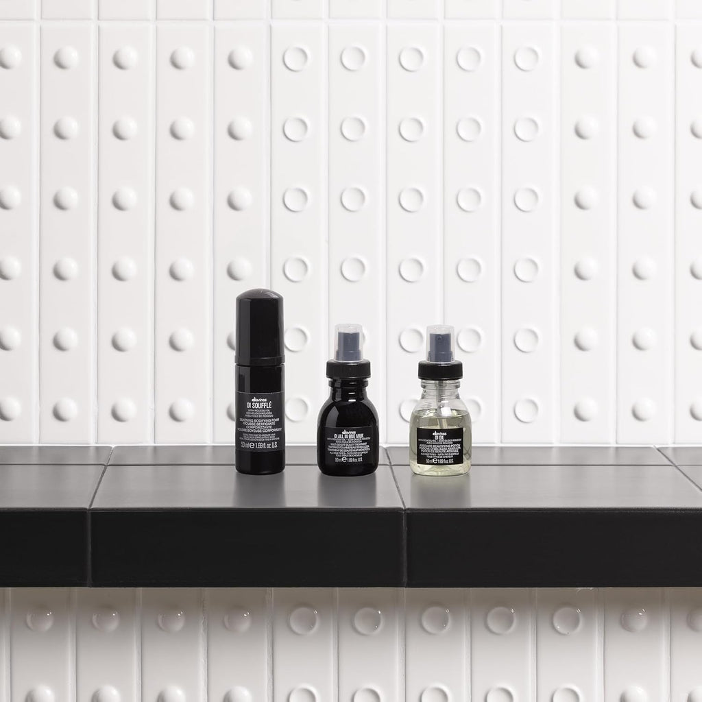 Davines OI Soufflé Perfect for Fine Hair, Liquid-to-Foam Leave-In For Fuller and Shinier Silky Hair