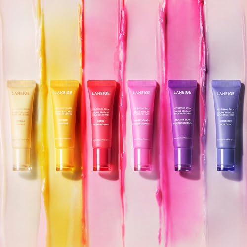 LANEIGE Lip Glowy Balm: Sheer Tinted Lip Moisturizer, Shea Butter, for Hydrating Shine & Soft Lips