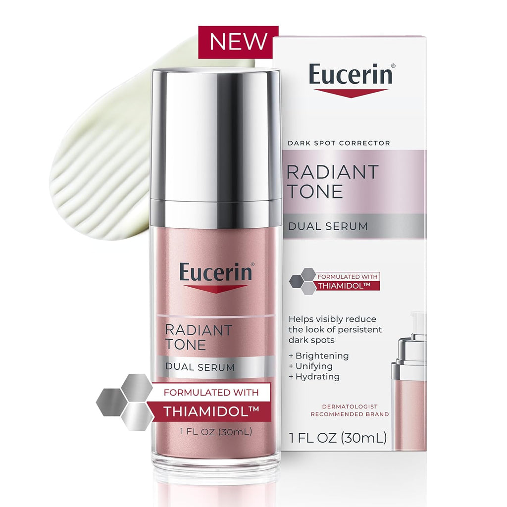 Eucerin Radiant Tone Dual Serum Dark Spot Corrector, Dark Spot Serum, Thiamidol & Hyaluronic Acid
