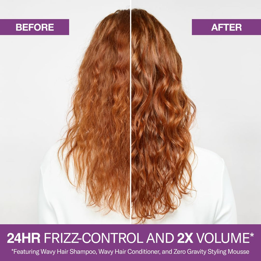 Function of Beauty Wavy Hair Shampoo & Conditioner Set - Fermented Rice Water Strengthens, Argan Oil