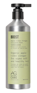 AG Care Boost Apple Cider Vinegar & Mango Conditioner, Smooths & Seals In Moisture –98% Plant-Based