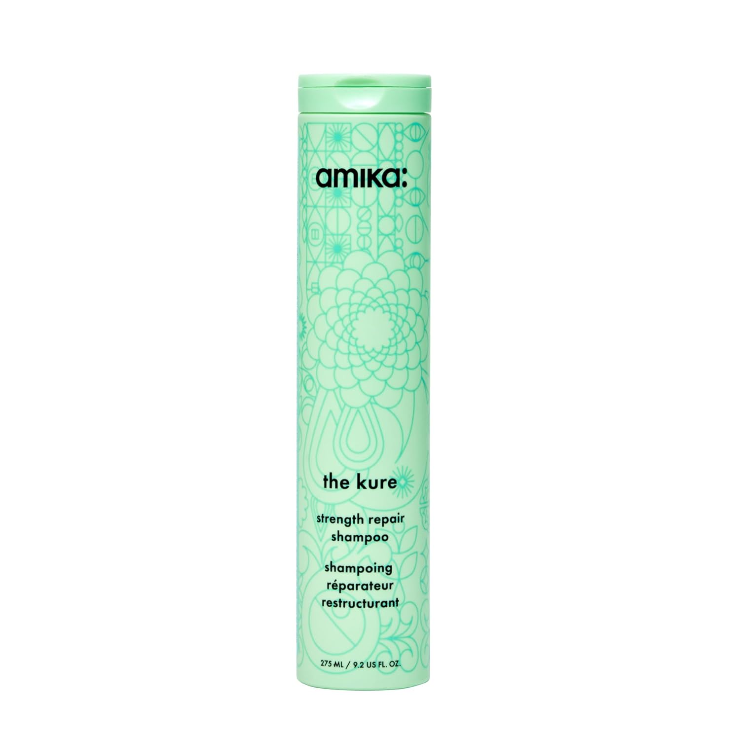 amika the kure strength repair shampoo, 9 fl oz.