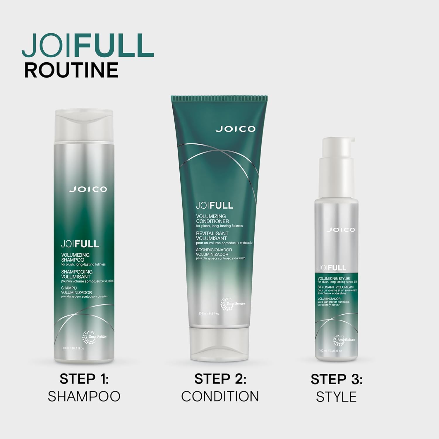 Joico JoiFULL Volumizing Conditioner | For Fine, Thin Hair | Add Instant Body | Lotus Flower, Bamboo