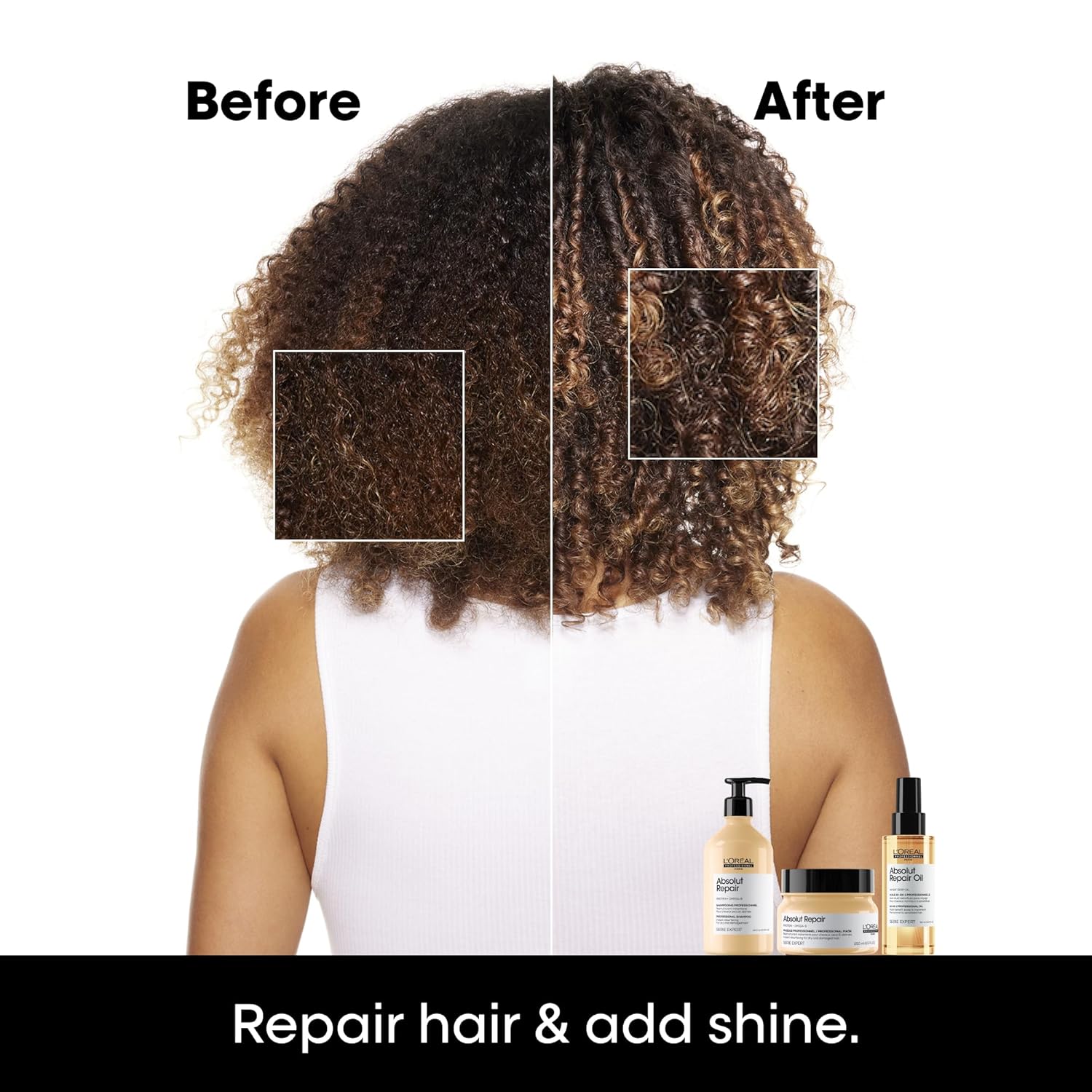 L'Oréal Professionnel Paris Absolut Repair Hair Mask - Protein Hair Treatment For Deep Nourishment