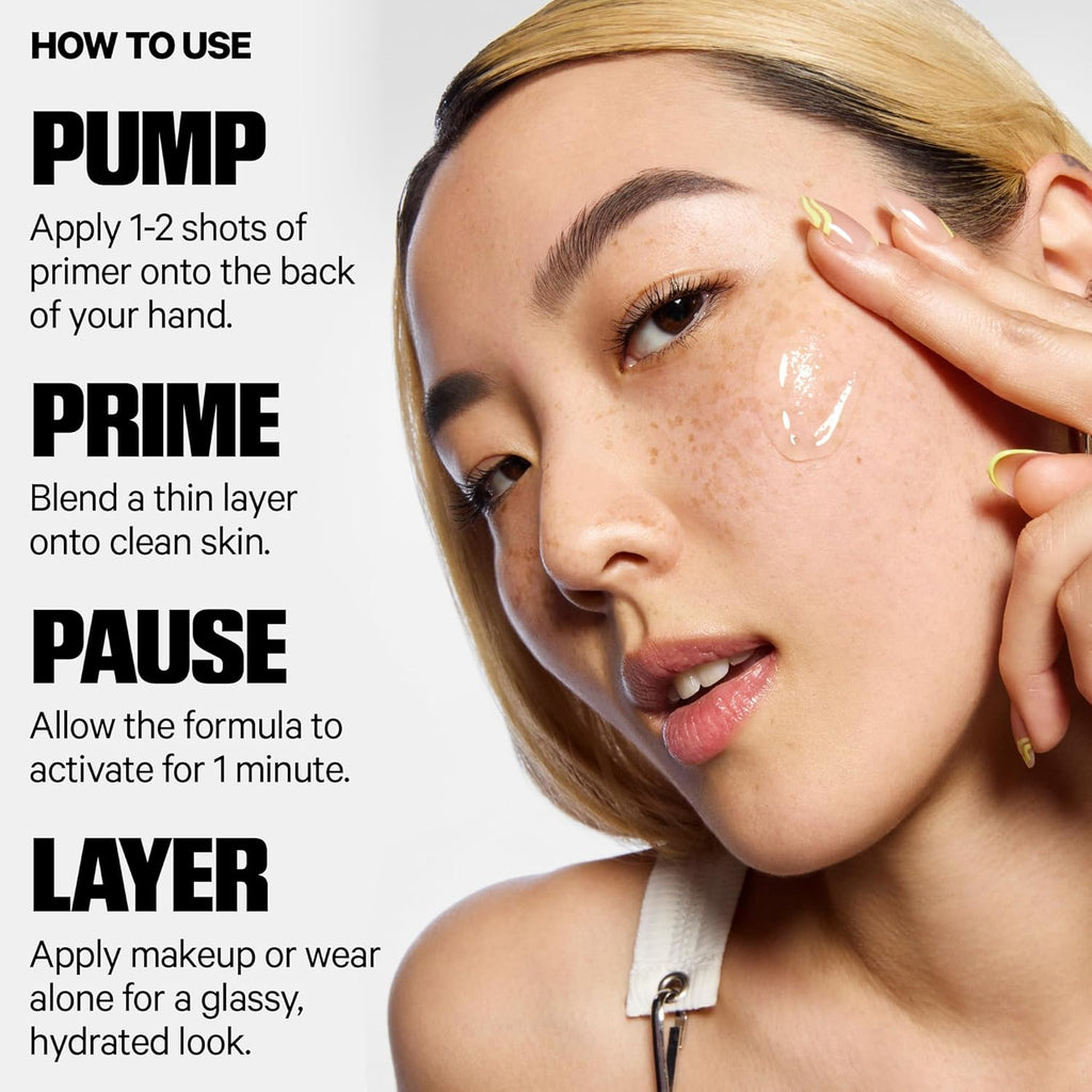 Milk Makeup Hydro Grip Primer with Hyaluronic Acid + Niacinamide -Hydrating Face Primer Grips Makeup