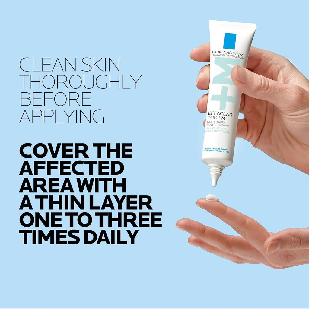 La Roche-Posay Effaclar Salicylic Acid Acne Treatment For Face, Mattifying Gel Cream Spot Treatment