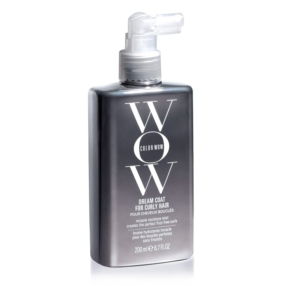 COLOR WOW Dream Coat for Curly Hair – Frizz-Free Curls, Moisture-Boosting Spray, Curl-Enhancing