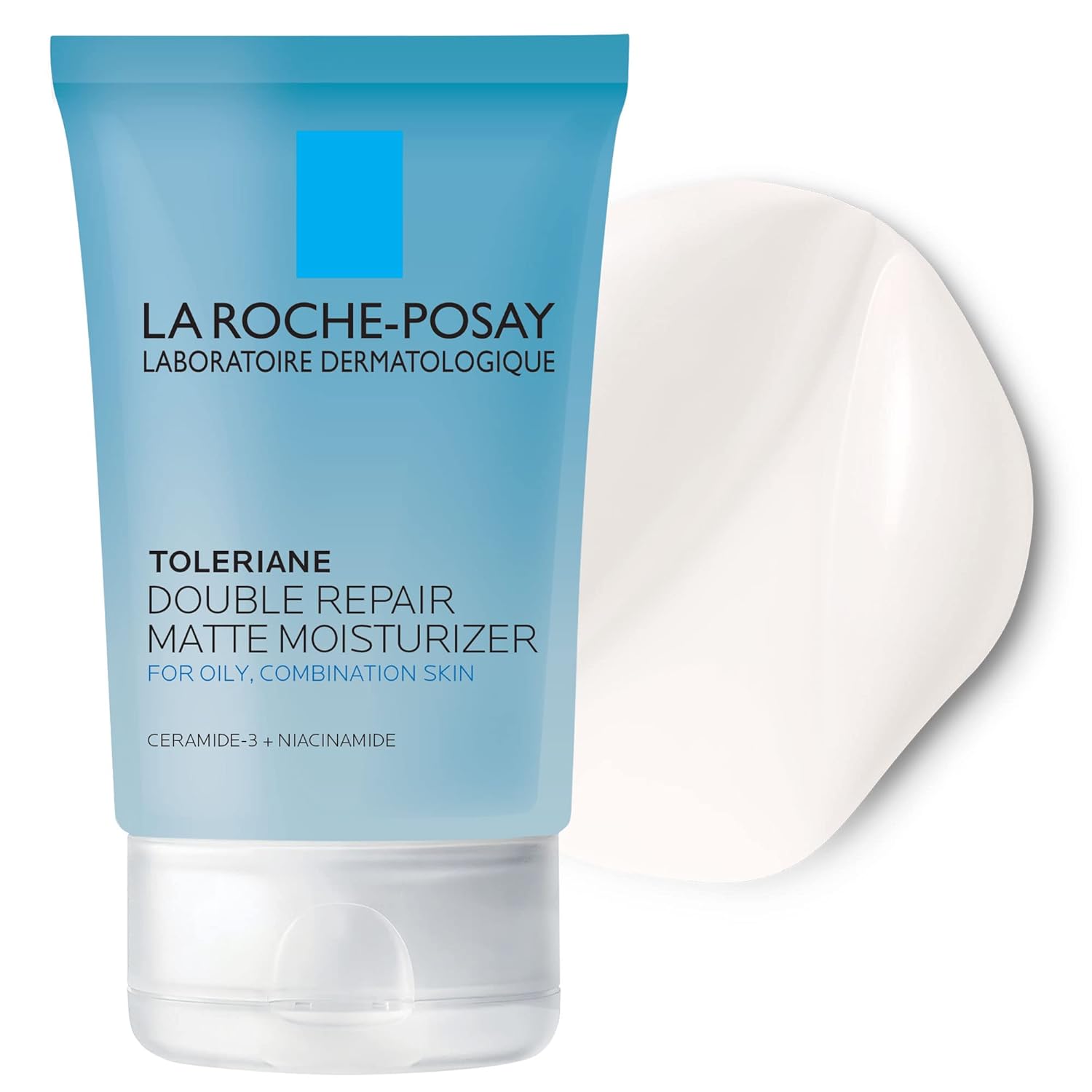 La Roche-Posay Toleriane Double Repair Matte Face Moisturizer, For Oily Skin, Ceramide, Niacinamide