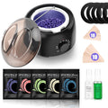 Waxing Kit - TIKESI Wax Warmer for Hair Removal, with 14oz 5 Bags Hard Wax Beans for Full Body&Face