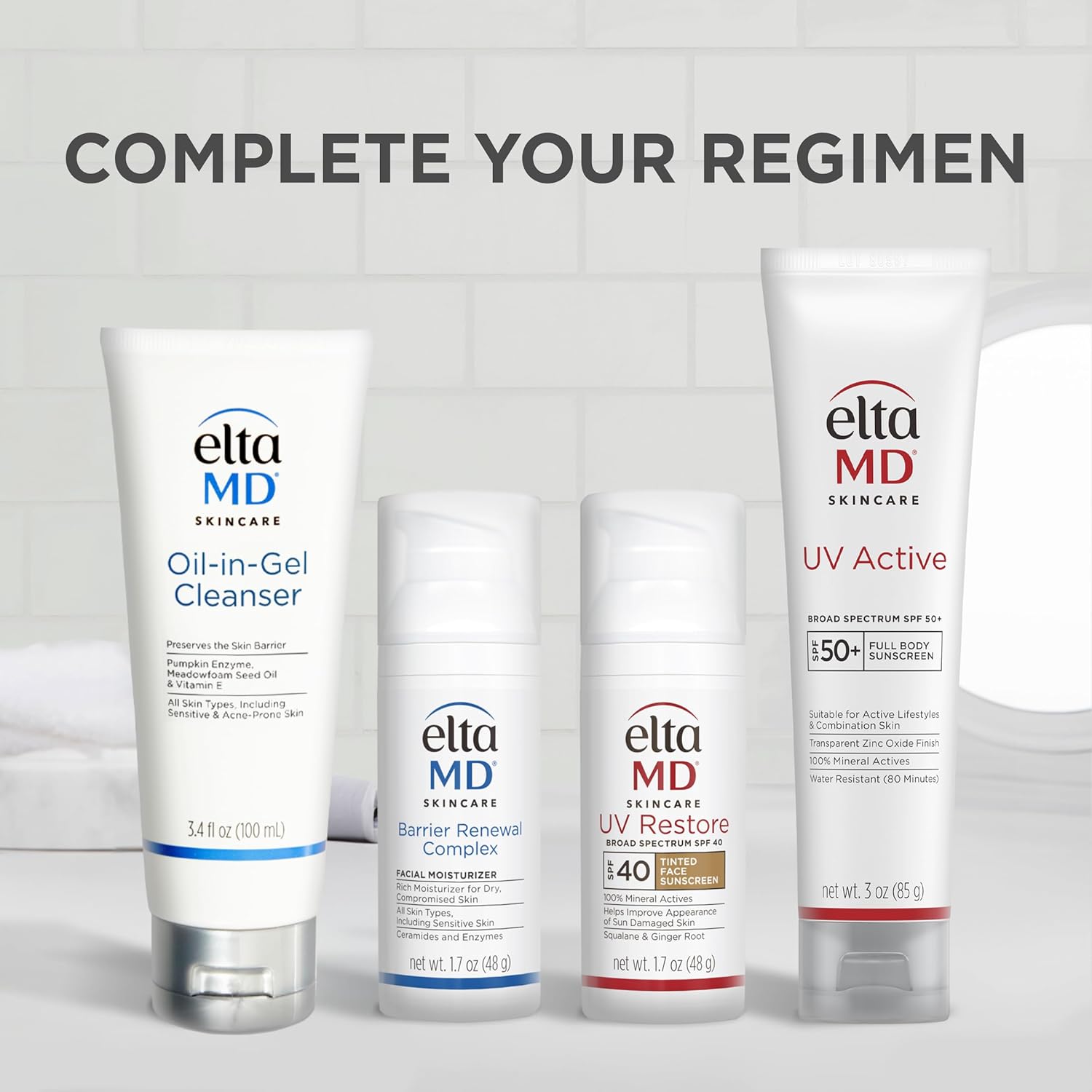 EltaMD UV Restore Tinted Sunscreen for Face SPF 40, Tinted Mineral Sunscreen for Sun Damaged Skin