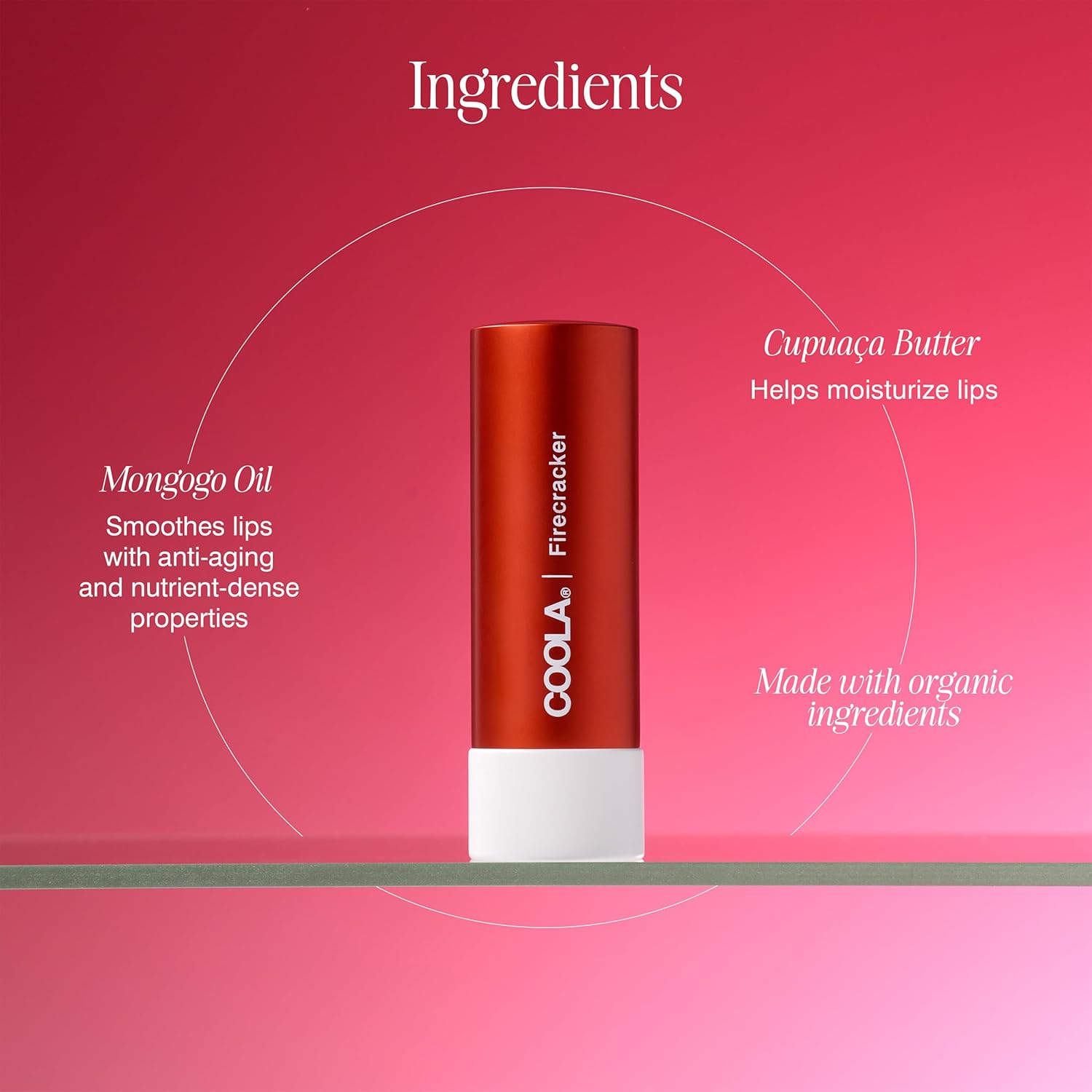 COOLA Organic Mineral Sunscreen Tinted Lip Balm, Lip Care for Daily Protection, Broad Spectrum SPF30