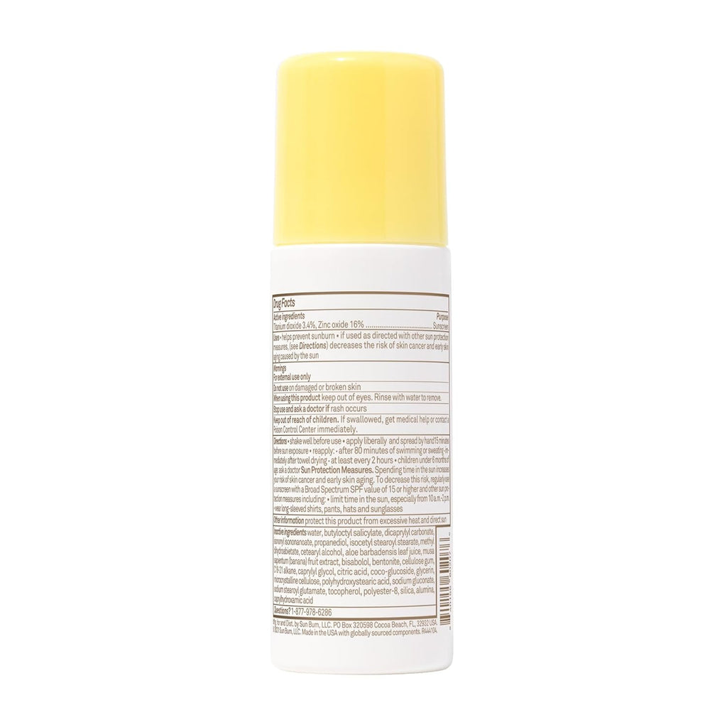 Sun Bum Baby Bum Mineral SPF 50 Roll-On Sunscreen - Vegan, Without Octinoxate & Oxybenzone