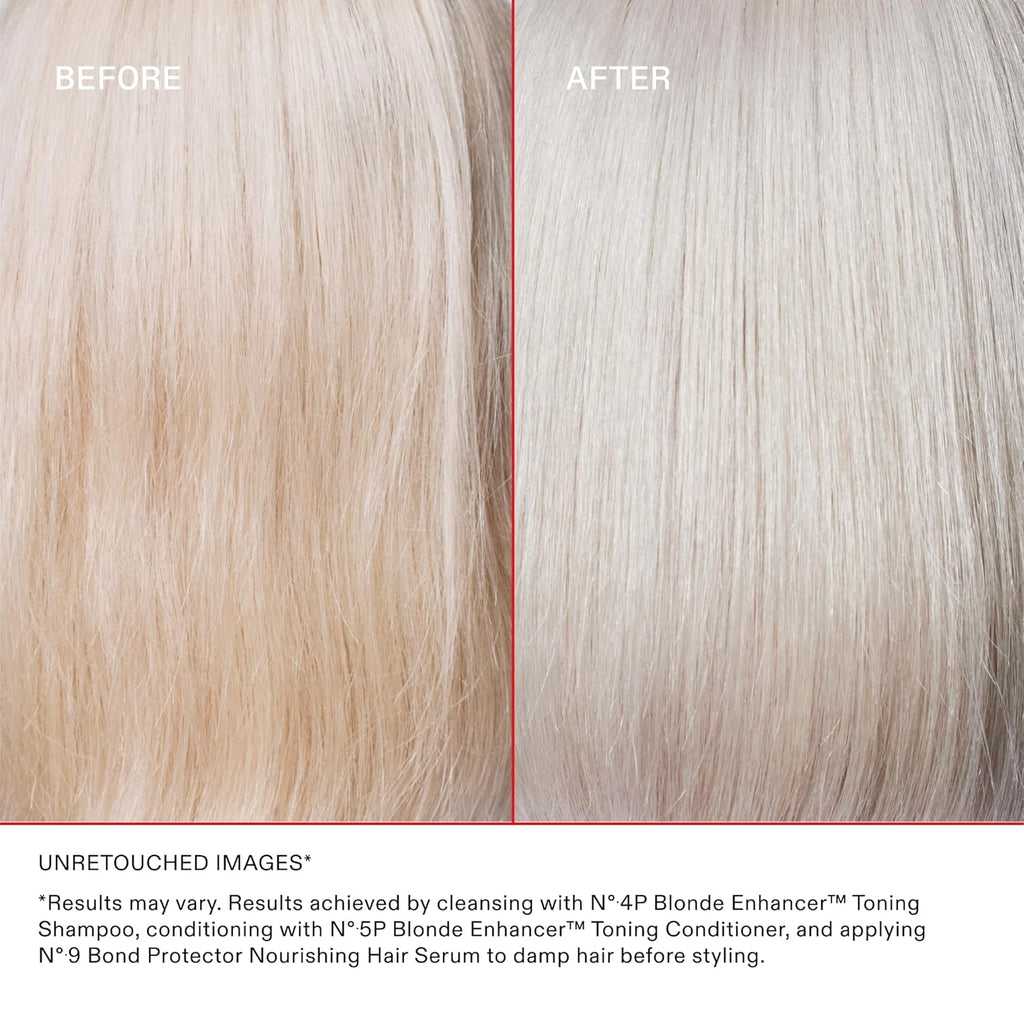 Olaplex No. 4P Blonde Enhancer Purple Toning Shampoo, Repairs, Hydrates, & Brightens