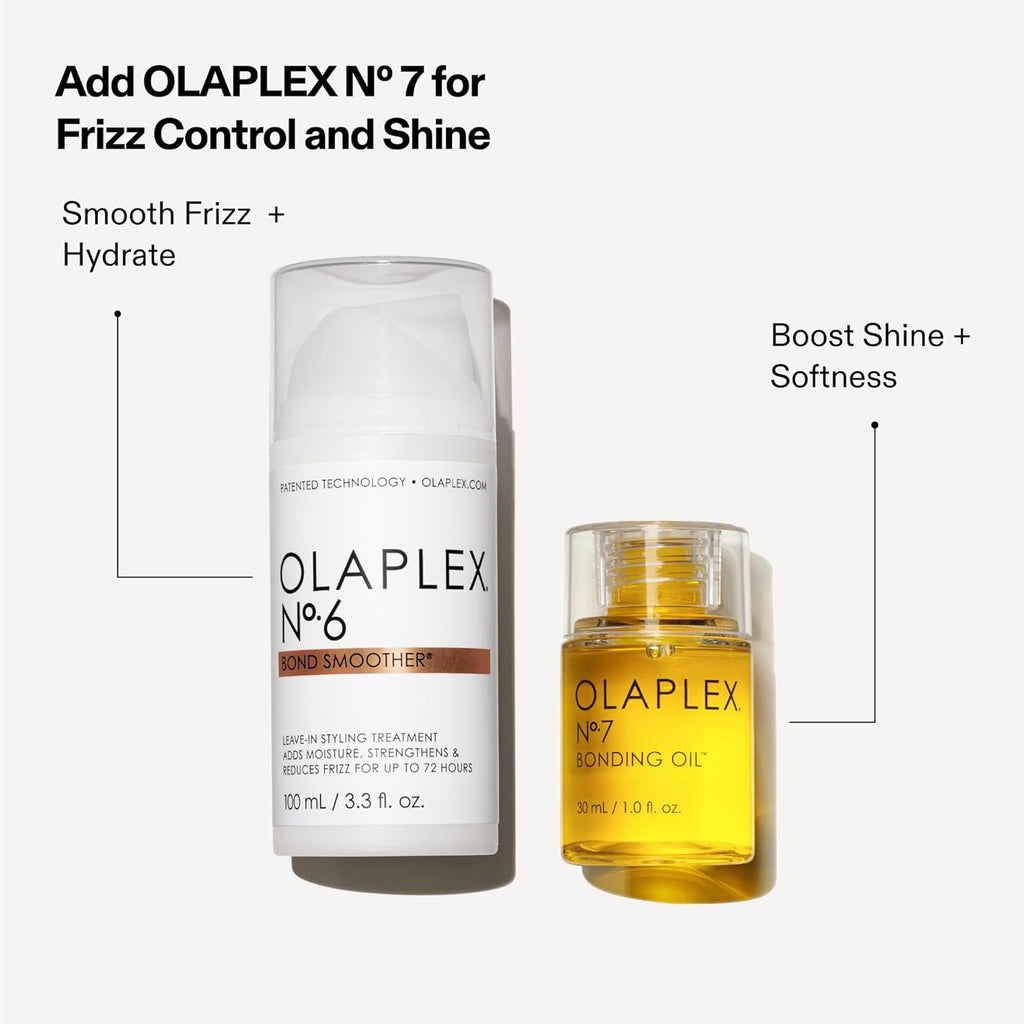 Olaplex No. 6 Bond Smoother, Leave-In Styling Hair Cream Treatment, Smooths, Conditions, Strengthens
