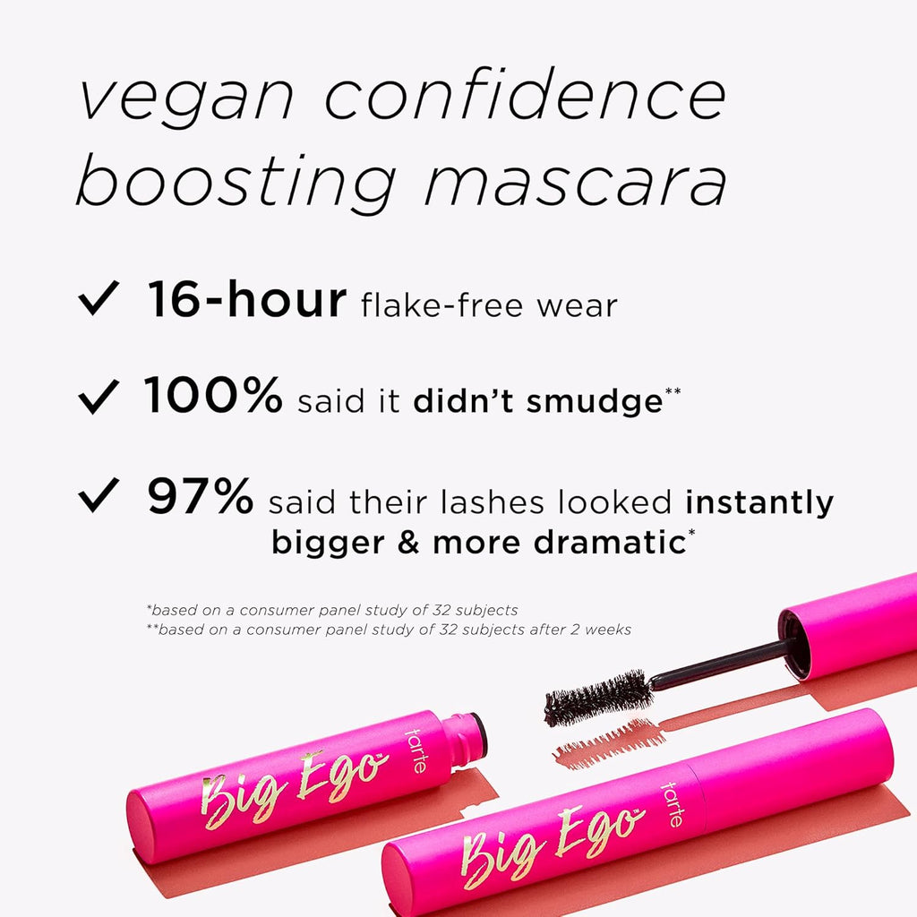 tarte big ego mascara - black - full size