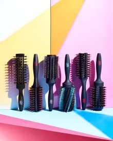 Wet Brush Volumizing Round Brush for Fine to Medium Hair - Salon Blow-Out, Detangles, Less Breakage