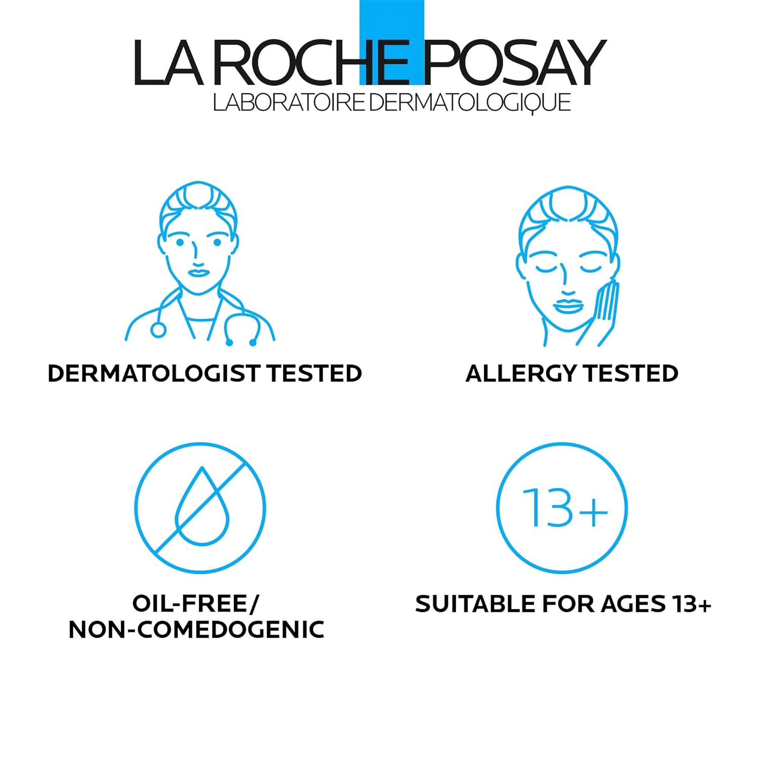 La Roche-Posay Toleriane Double Repair Matte Face Moisturizer, For Oily Skin, Ceramide, Niacinamide