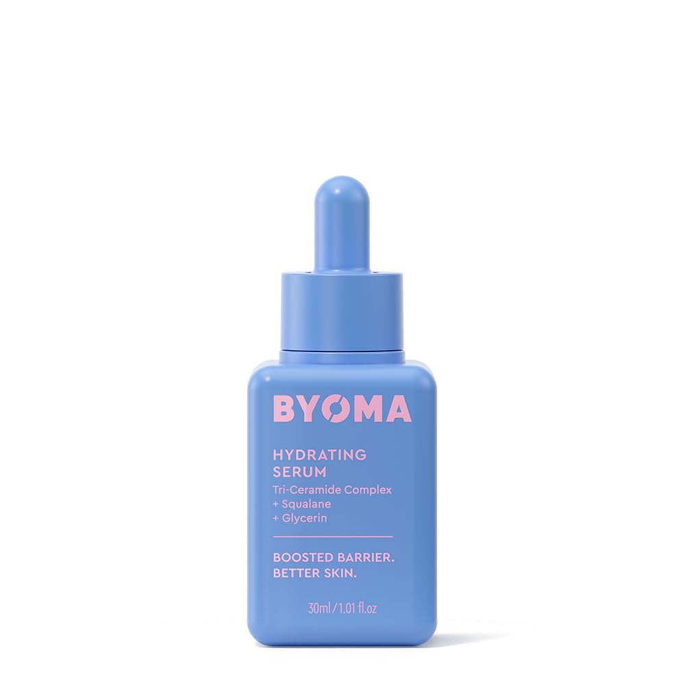 BYOMA Hydrating Serum - Moisturizing Facial Serum with Squalane, Glycerin &Ceramides, Hydrating Glow