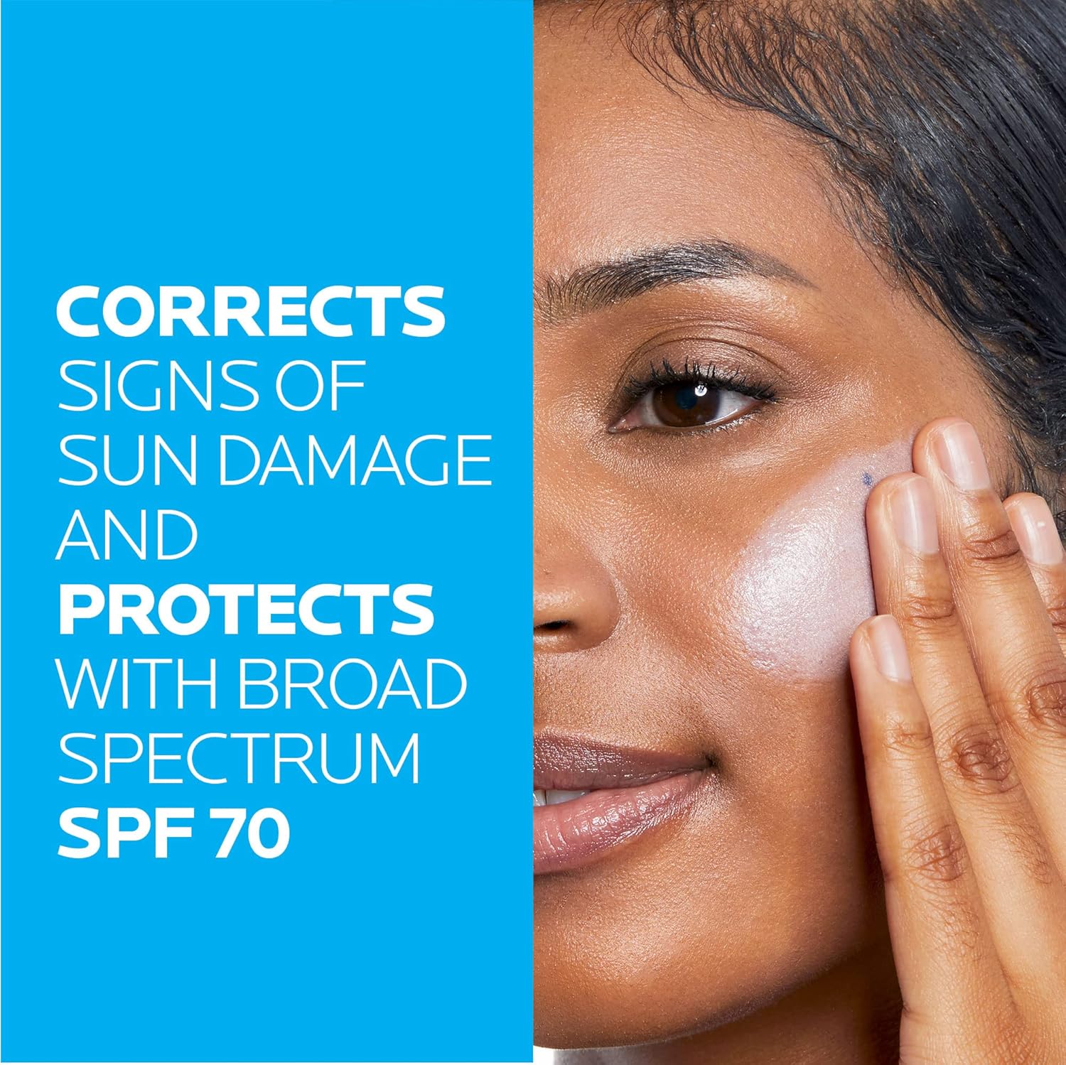 La Roche-Posay Anthelios UV Correct Sunscreen Moisturizer SPF 70, Daily Anti-Aging Face Moisturizer