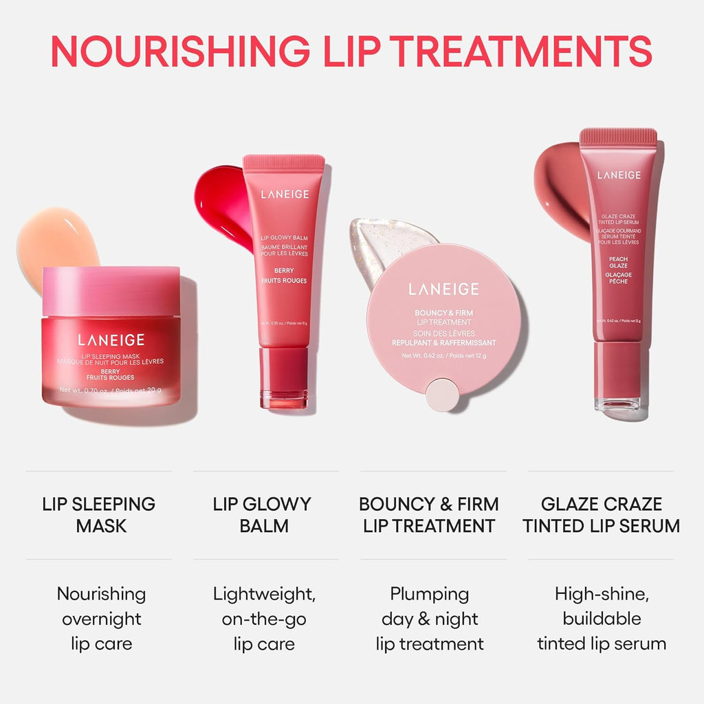LANEIGE Glaze Craze Tinted Lip Serum, Cinnamon Sugar: Hydrating for Glossy, Nourished Lips, Plumping