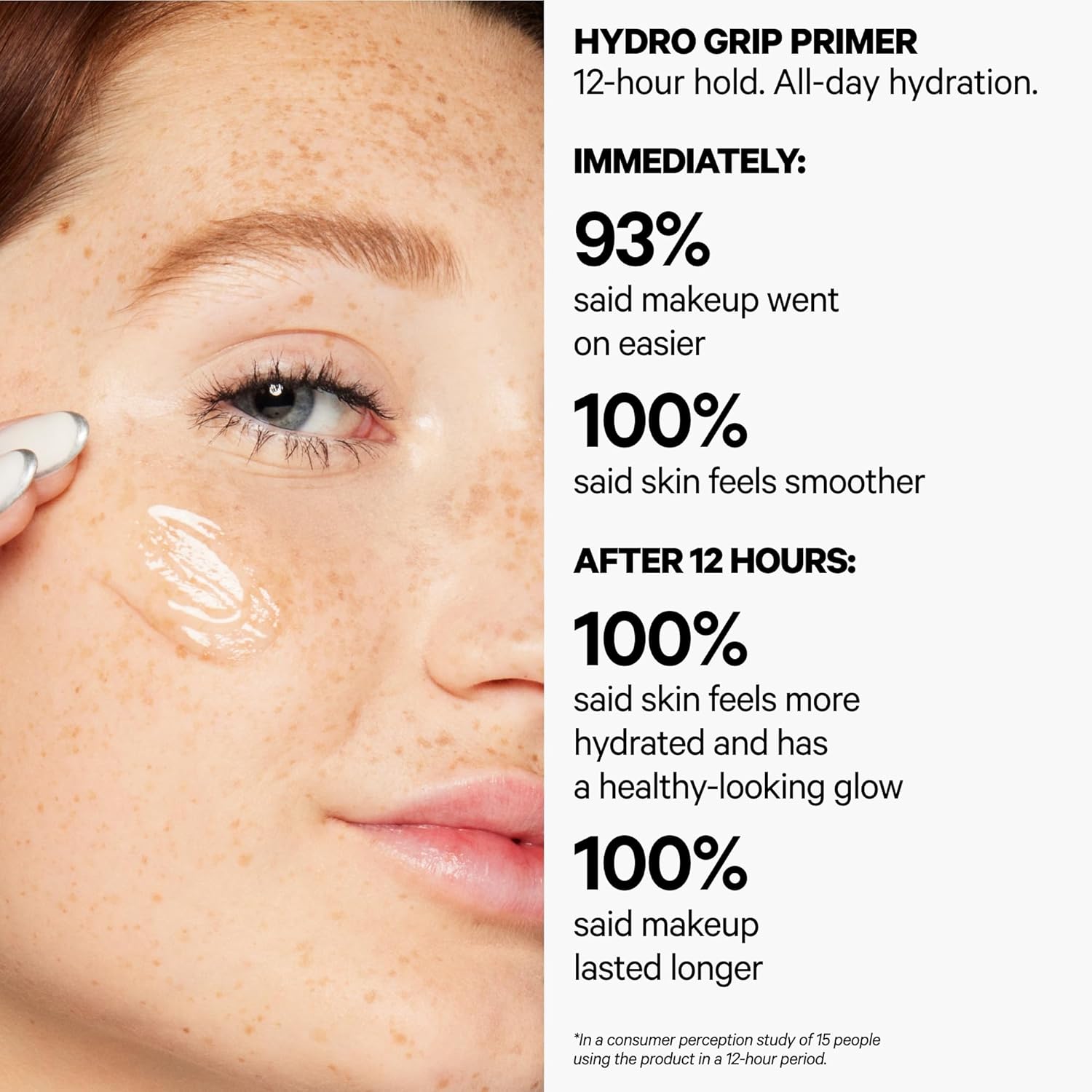 Milk Makeup Hydro Grip Primer with Hyaluronic Acid + Niacinamide -Hydrating Face Primer Grips Makeup