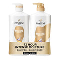 Pantene Shampoo & Conditioner Set, Daily Moisture Renewal - Pro-V Nutrients, +Miracle Rescue Shot
