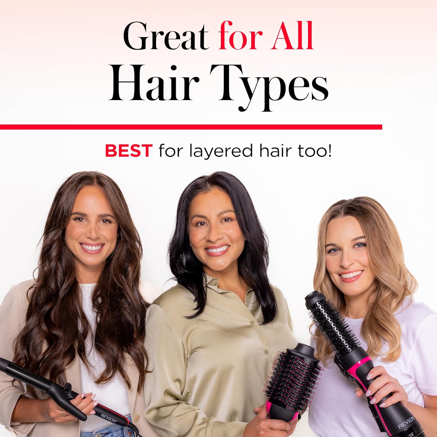 REVLON One-Step Hair Dryer & Styler - Root Booster Round Brush for Fast and Easy Blow-Out (1-1/2 in)