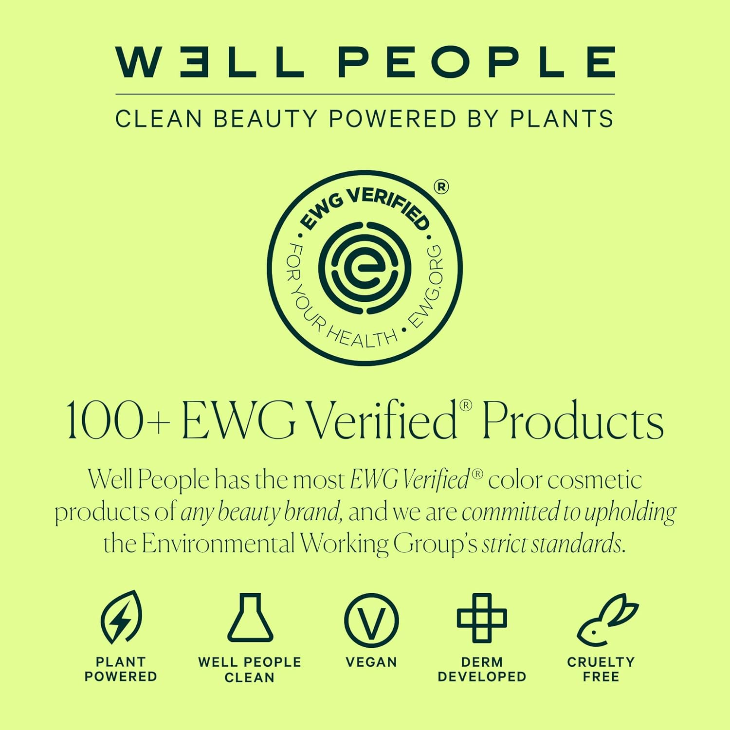 Well People Power Palette Eyeshadow, Five Long-wear, Hyper-pigmented Matte & Shimmer Shades, Intense
