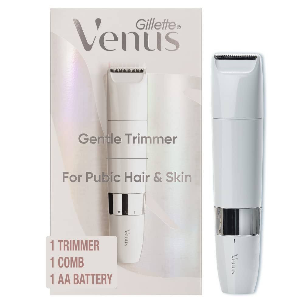 Gillette Venus Intimate Grooming Women's Electric Razor, Bikini Trimmer for Pubic Hair and Skin