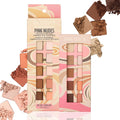 Pacifica Pink Nudes Mineral Eyeshadow Palette, 10 Neutral Shades, For Natural or Smoky Eye Look